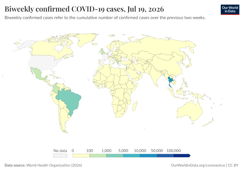 A thumbnail of the "Biweekly confirmed COVID-19 cases" chart